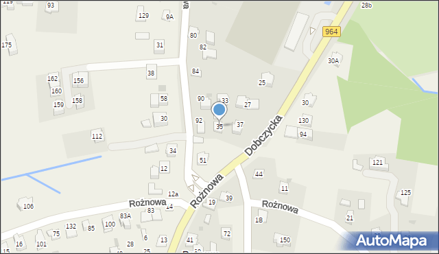 Wieliczka, Dobczycka, 35, mapa Wieliczka