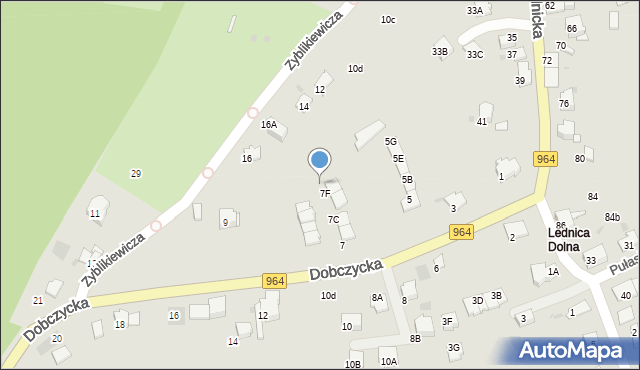Wieliczka, Dobczycka, 7G, mapa Wieliczka