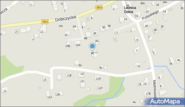 Wieliczka, Dobczycka, 8C, mapa Wieliczka