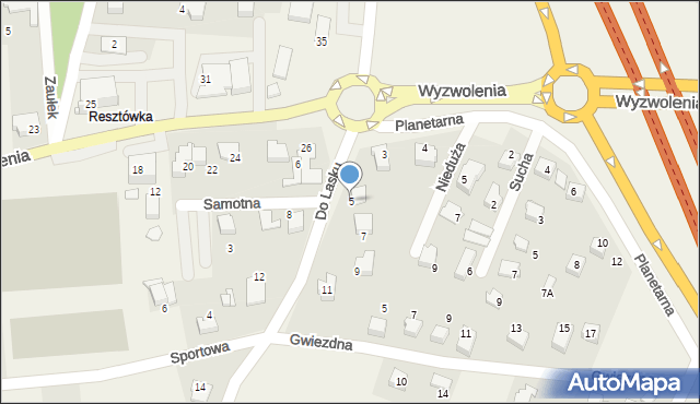 Wilkowice, Do Lasku, 5, mapa Wilkowice