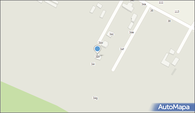 Włocławek, Dobrzyńska, 34h, mapa Włocławka