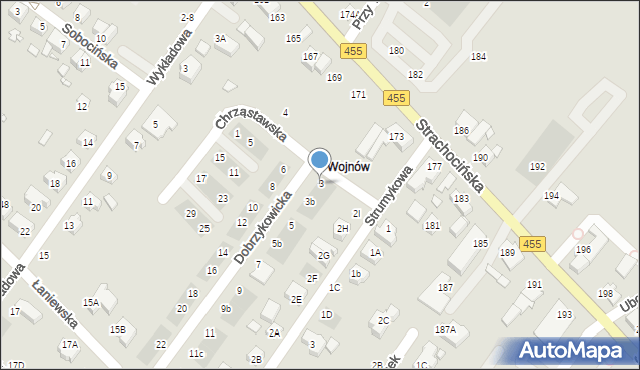 Wrocław, Dobrzykowicka, 3, mapa Wrocławia