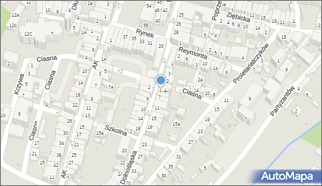 Ząbkowice Śląskie, Dolnośląska, 5, mapa Ząbkowice Śląskie