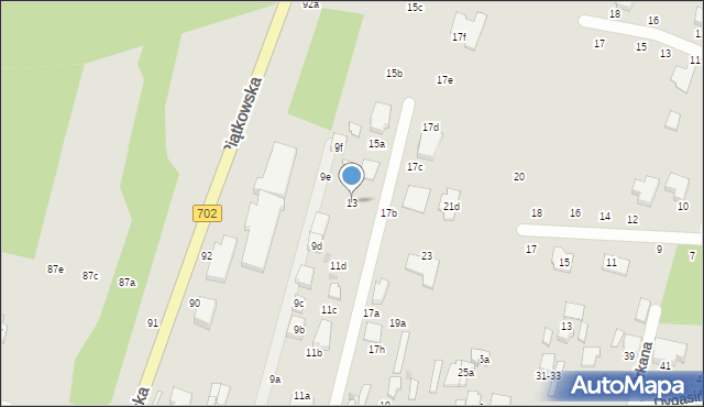 Zgierz, Dolna, 13, mapa Zgierz