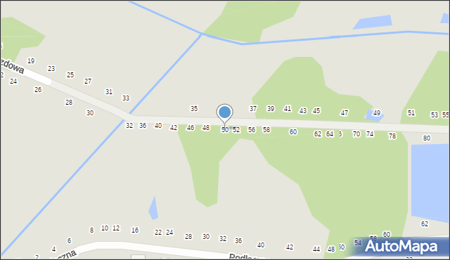 Zwoleń, Dojazdowa, 50, mapa Zwoleń