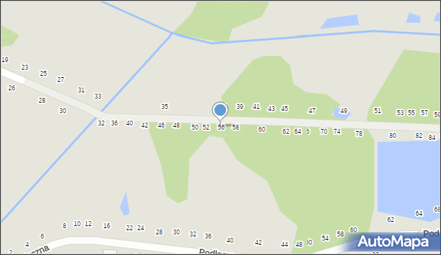 Zwoleń, Dojazdowa, 56, mapa Zwoleń