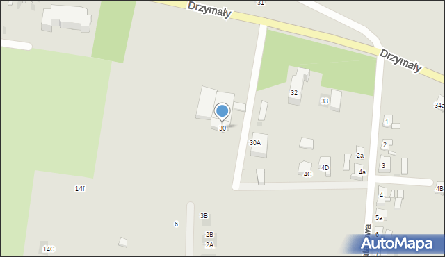 Bojanowo, Drzymały, 30, mapa Bojanowo