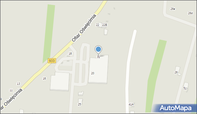 Brzeszcze, Drobniaka Franciszka, 31, mapa Brzeszcze