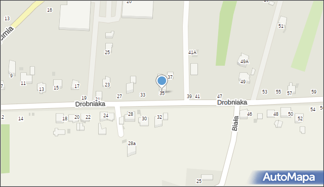 Brzeszcze, Drobniaka Franciszka, 35, mapa Brzeszcze