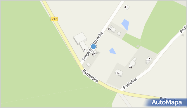 Charzykowy, Droga pod Strzechę, 47, mapa Charzykowy