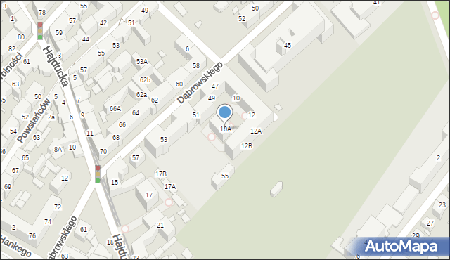 Chorzów, Drzymały Michała, 10A, mapa Chorzów