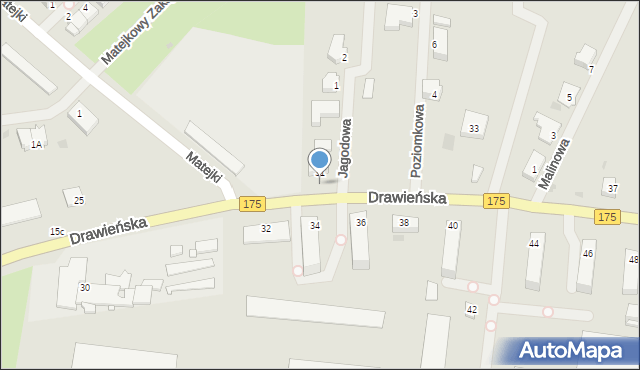 Choszczno, Drawieńska, 17a, mapa Choszczno