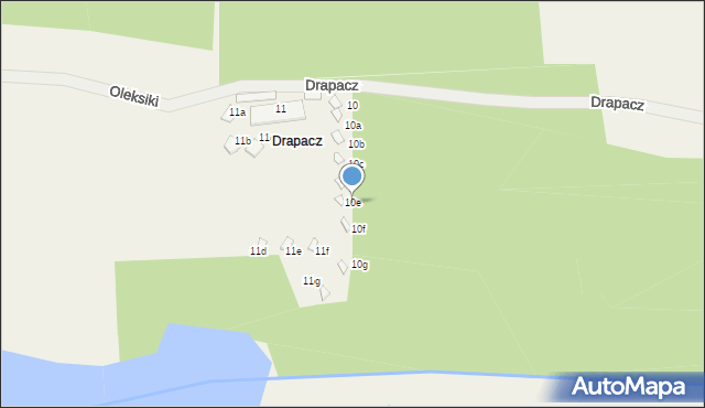 Chwostek, Drapacz, 10e, mapa Chwostek