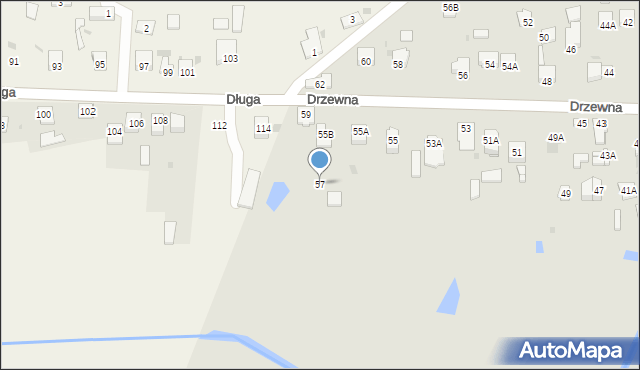 Częstochowa, Drzewna, 57, mapa Częstochowy