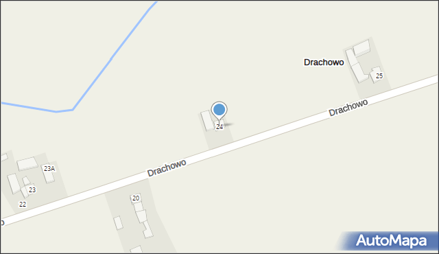 Drachowo, Drachowo, 24, mapa Drachowo