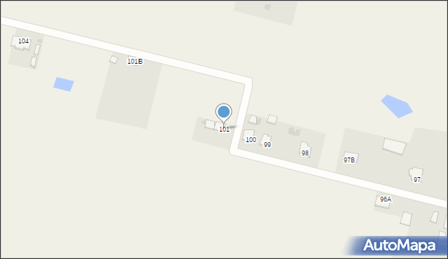 Dragacz, Dragacz, 101, mapa Dragacz