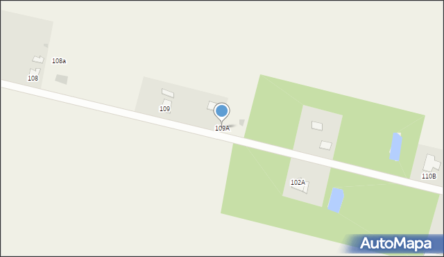 Dragacz, Dragacz, 109A, mapa Dragacz