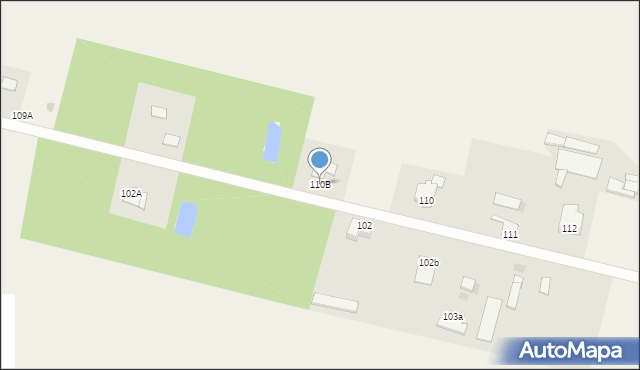 Dragacz, Dragacz, 110B, mapa Dragacz