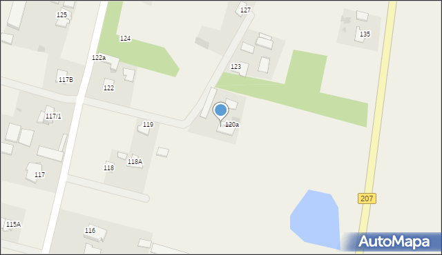 Dragacz, Dragacz, 121, mapa Dragacz