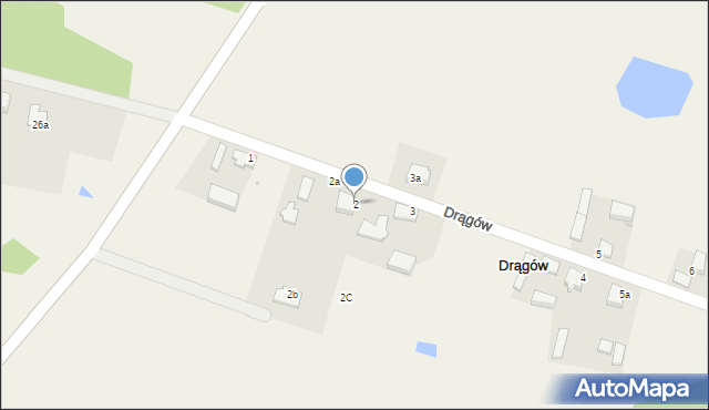 Drągów, Drągów, 2, mapa Drągów