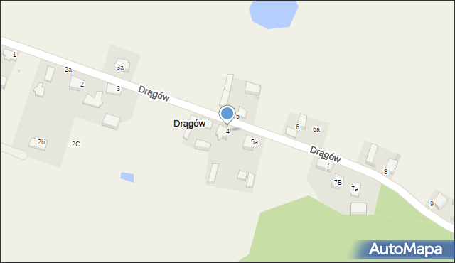 Drągów, Drągów, 4, mapa Drągów