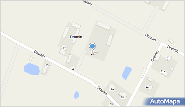 Dramin, Dramin, 19, mapa Dramin