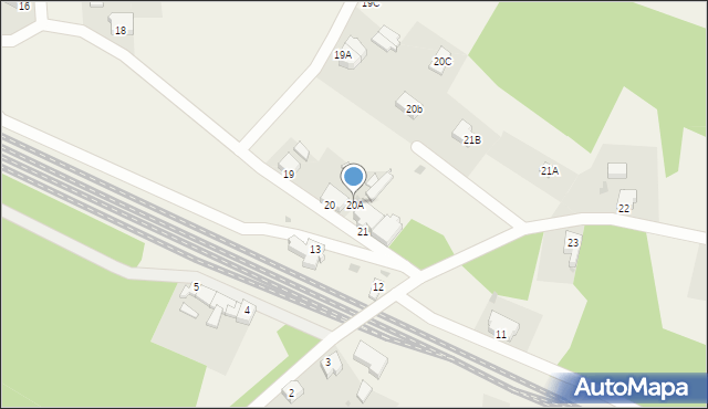 Drawiny, Drawiny, 20A, mapa Drawiny