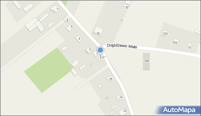 Drążdżewo, Drążdżewo, 1, mapa Drążdżewo