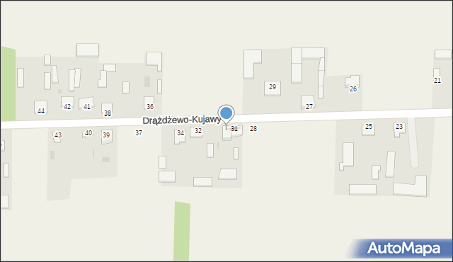 Drążdżewo-Kujawy, Drążdżewo-Kujawy, 31a, mapa Drążdżewo-Kujawy
