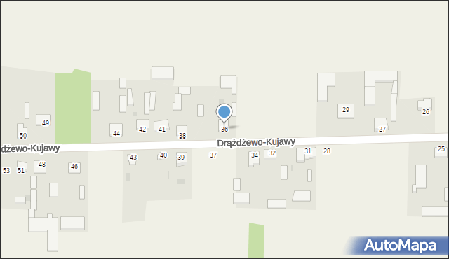 Drążdżewo-Kujawy, Drążdżewo-Kujawy, 36, mapa Drążdżewo-Kujawy