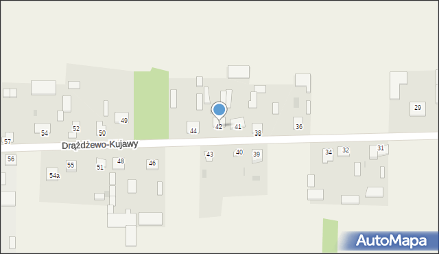 Drążdżewo-Kujawy, Drążdżewo-Kujawy, 42, mapa Drążdżewo-Kujawy
