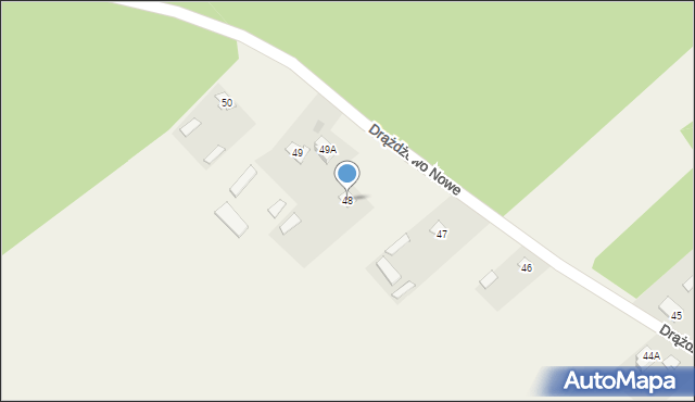 Drążdżewo Nowe, Drążdżewo Nowe, 48, mapa Drążdżewo Nowe