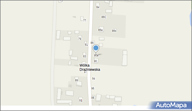 Drażniew, Drażniew, 90a, mapa Drażniew