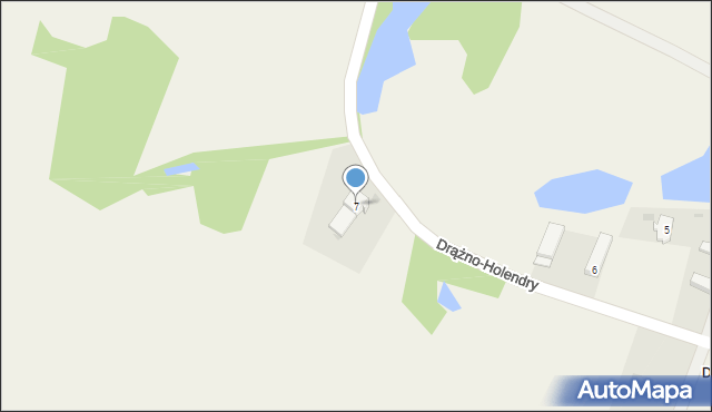 Drążno-Holendry, Drążno-Holendry, 7, mapa Drążno-Holendry