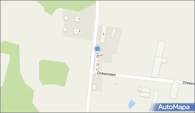 Drewnowo, Drewnowo, 10, mapa Drewnowo