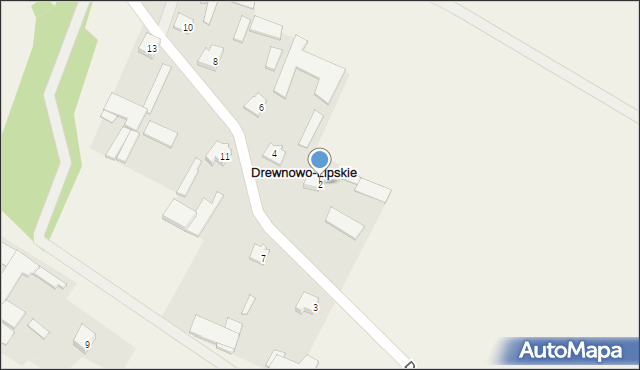 Drewnowo-Lipskie, Drewnowo-Lipskie, 2, mapa Drewnowo-Lipskie