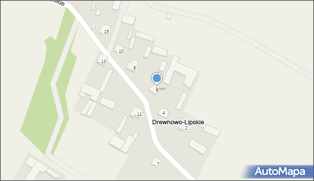 Drewnowo-Lipskie, Drewnowo-Lipskie, 6, mapa Drewnowo-Lipskie