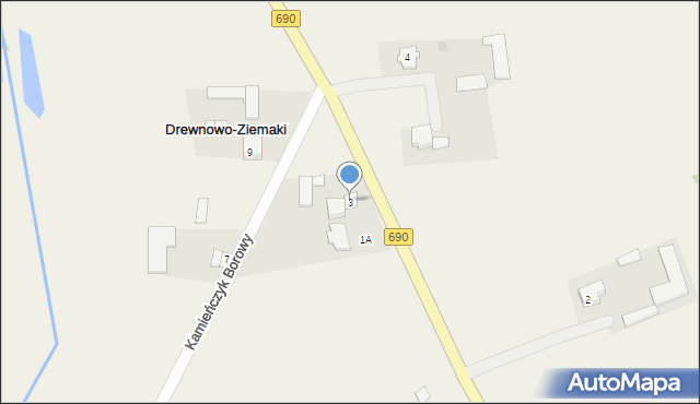 Drewnowo-Ziemaki, Drewnowo-Ziemaki, 3, mapa Drewnowo-Ziemaki