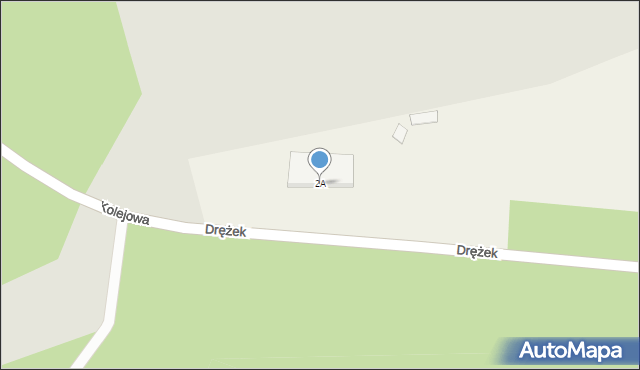 Drężek, Drężek, 2A, mapa Drężek