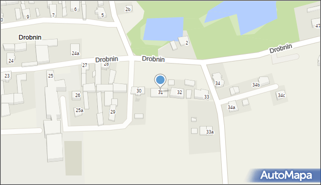 Drobnin, Drobnin, 31, mapa Drobnin