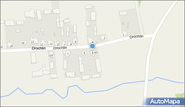 Drochlin, Drochlin, 3, mapa Drochlin