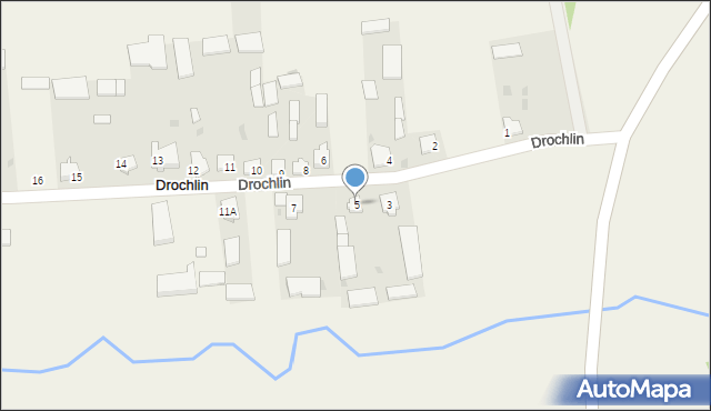 Drochlin, Drochlin, 5, mapa Drochlin