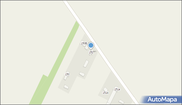 Drochlin, Drochlin, 151, mapa Drochlin