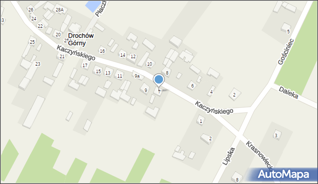 Drochów Górny, Drochów Górny, 18, mapa Drochów Górny