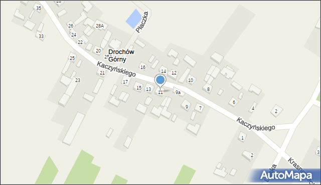 Drochów Górny, Drochów Górny, 22, mapa Drochów Górny