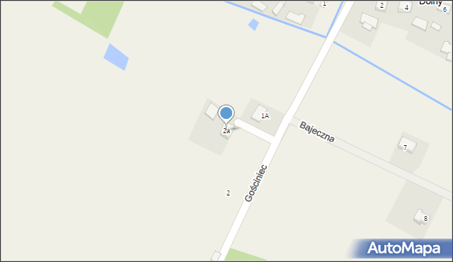 Drochów Górny, Drochów Górny, 2a, mapa Drochów Górny