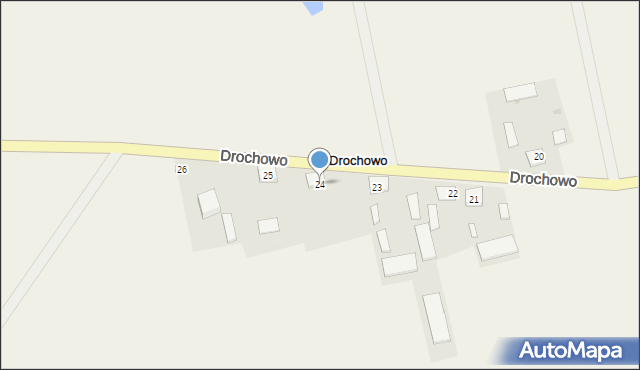 Drochowo, Drochowo, 24, mapa Drochowo