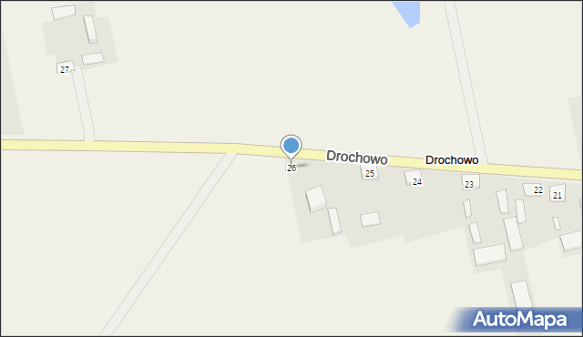 Drochowo, Drochowo, 26, mapa Drochowo