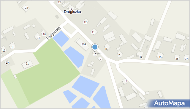 Drogiszka, Drogiszka, 10, mapa Drogiszka