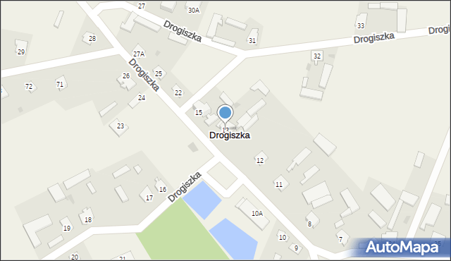 Drogiszka, Drogiszka, 13, mapa Drogiszka